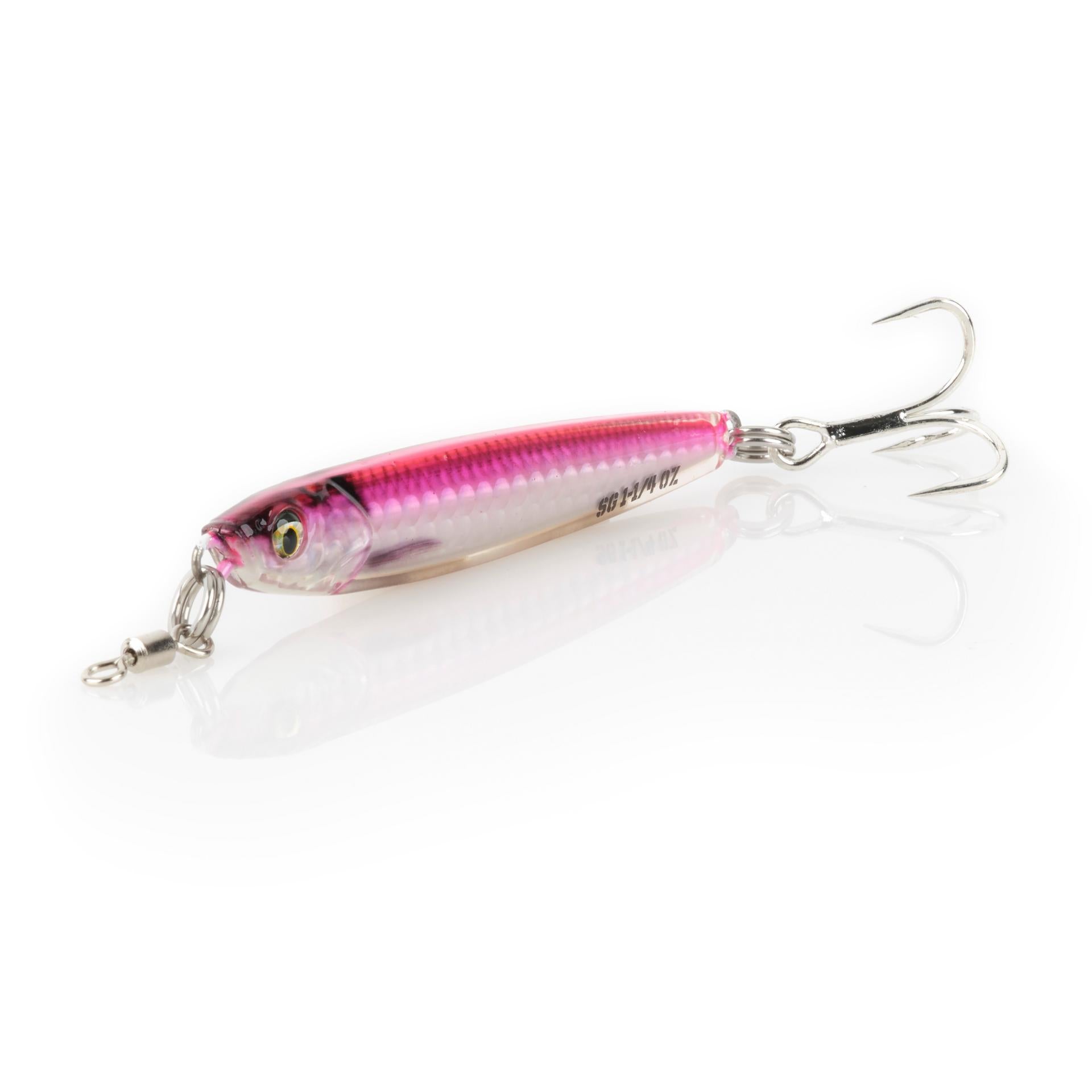 do fishing lures come completely made of glass Savage Gear Glass Minnow 3" 5/8 oz / Pink Glow
