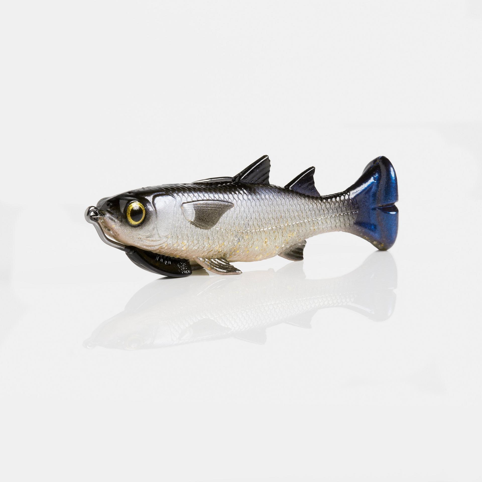 savage gear bullet mullet Pulse Tail Mullet LB, Silver / 4 in