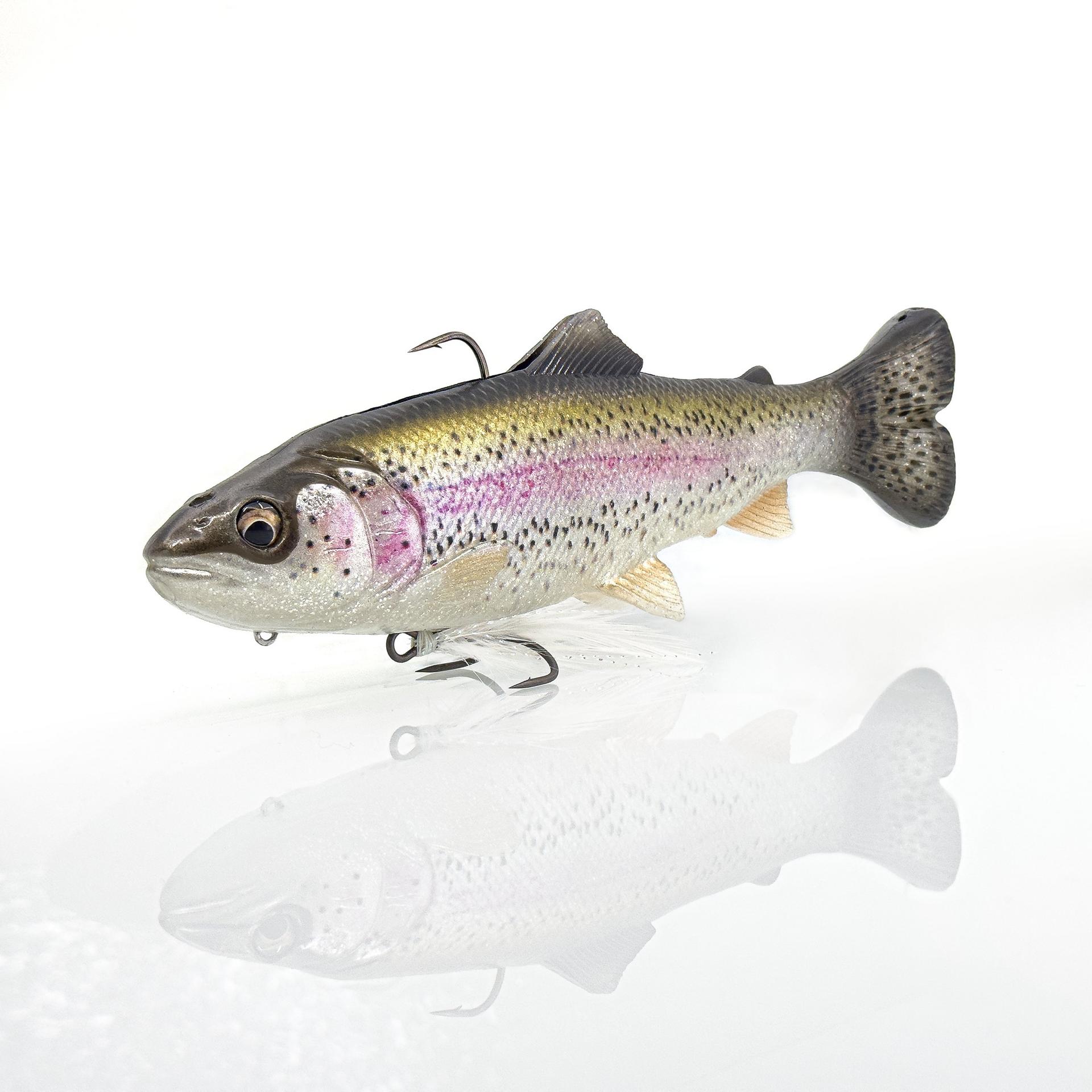 3D Line Thru Pulse Tail Trout Pro Dark Trout / 8 in