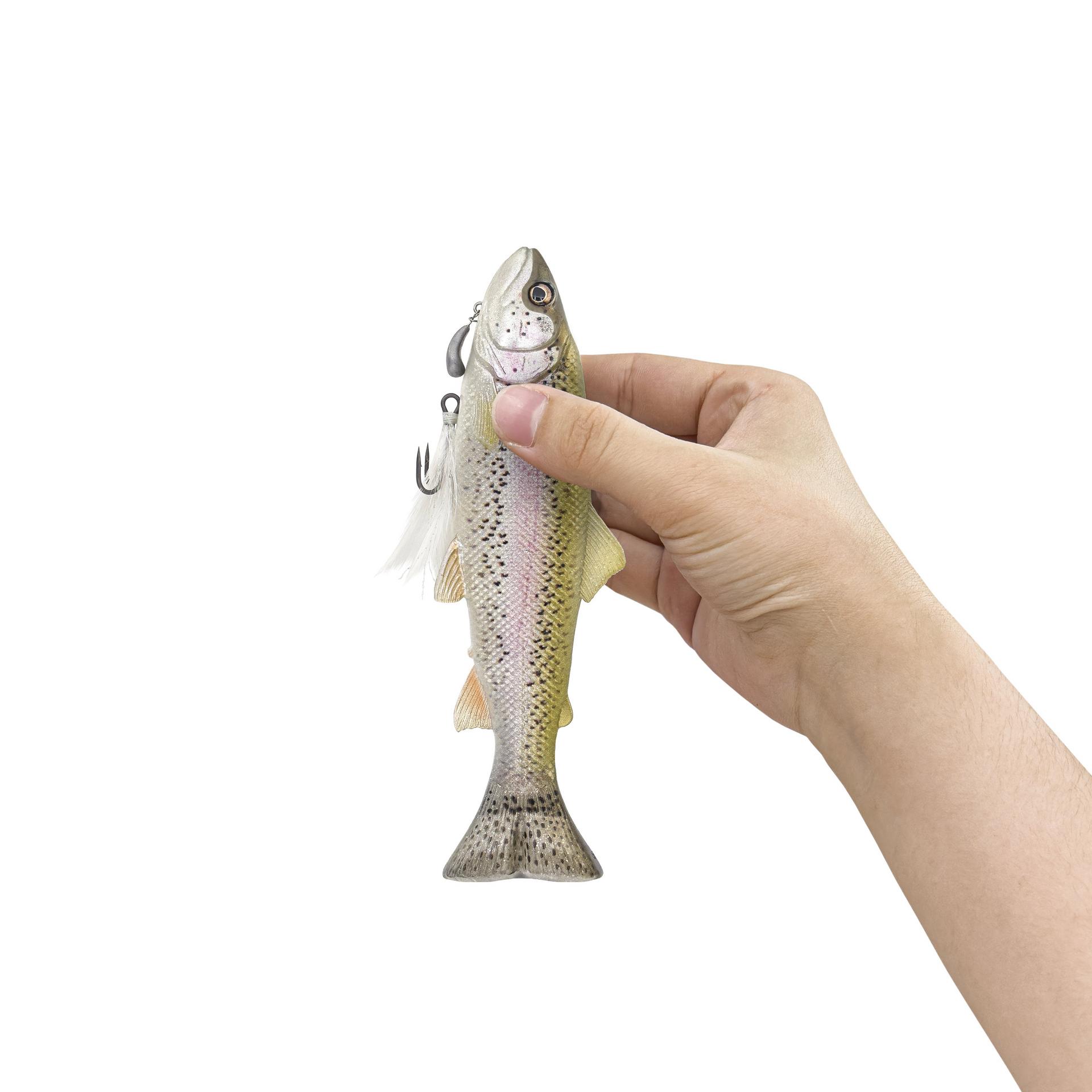 3D Line Thru Pulse Tail Trout Pro Brown Trout / 6 in 3D Line Thru Pulse Tail Trout Pro Brown Trout / 6 in