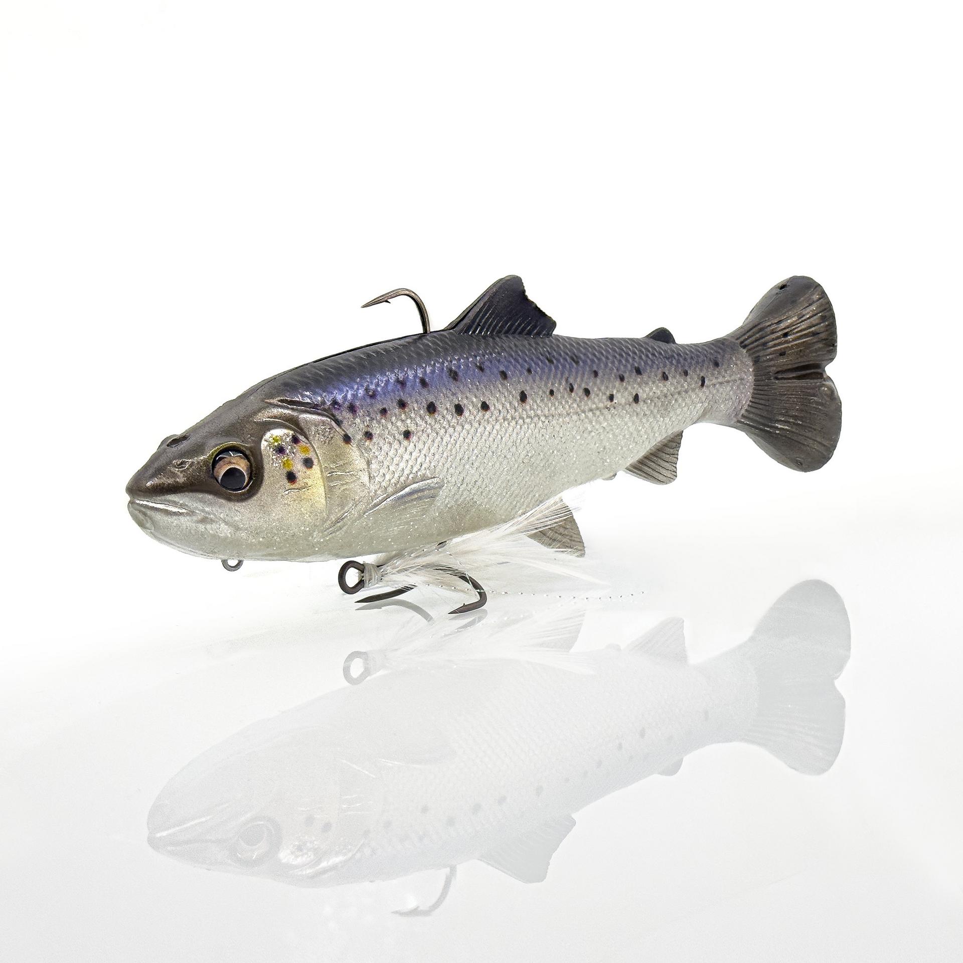 3D Line Thru Pulse Tail Trout Pro Brown Trout / 6 in 3D Line Thru Pulse Tail Trout Pro Brown Trout / 6 in