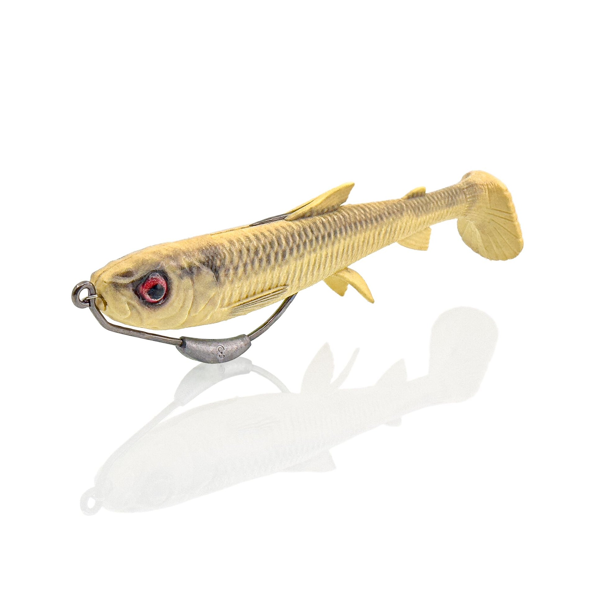 3D Whitefish Weedless Paddle Tail