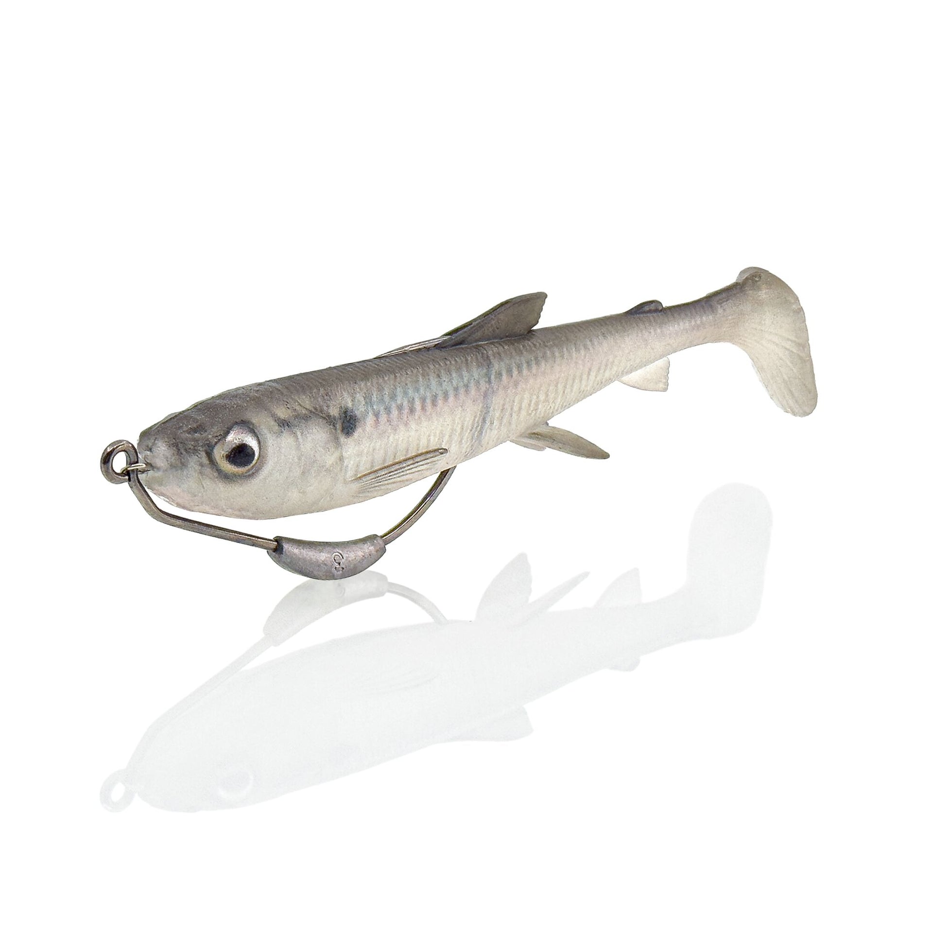 3D Whitefish Weedless Paddle Tail