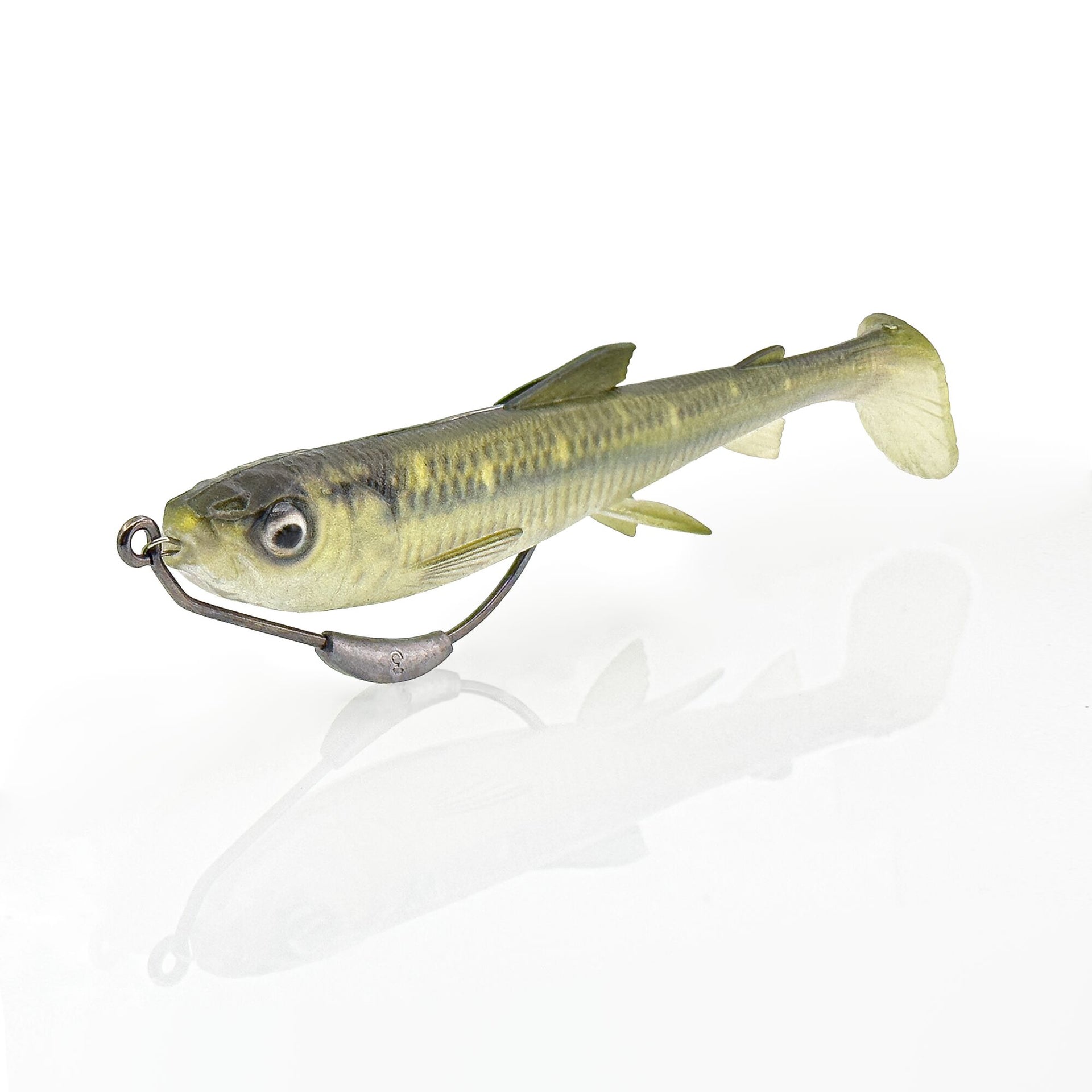 3D Whitefish Weedless Paddle Tail
