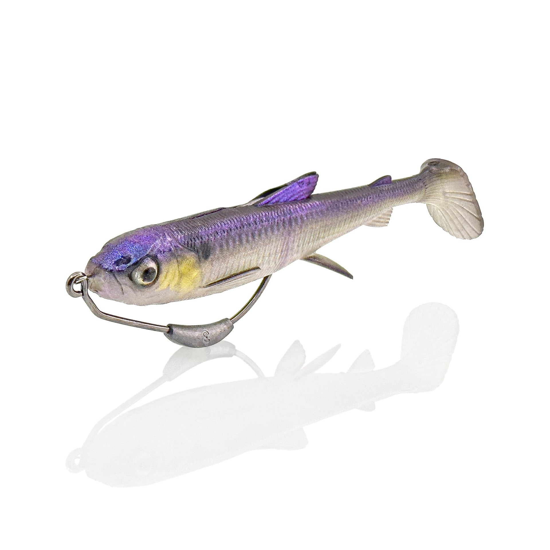 3D Whitefish Weedless Paddle Tail