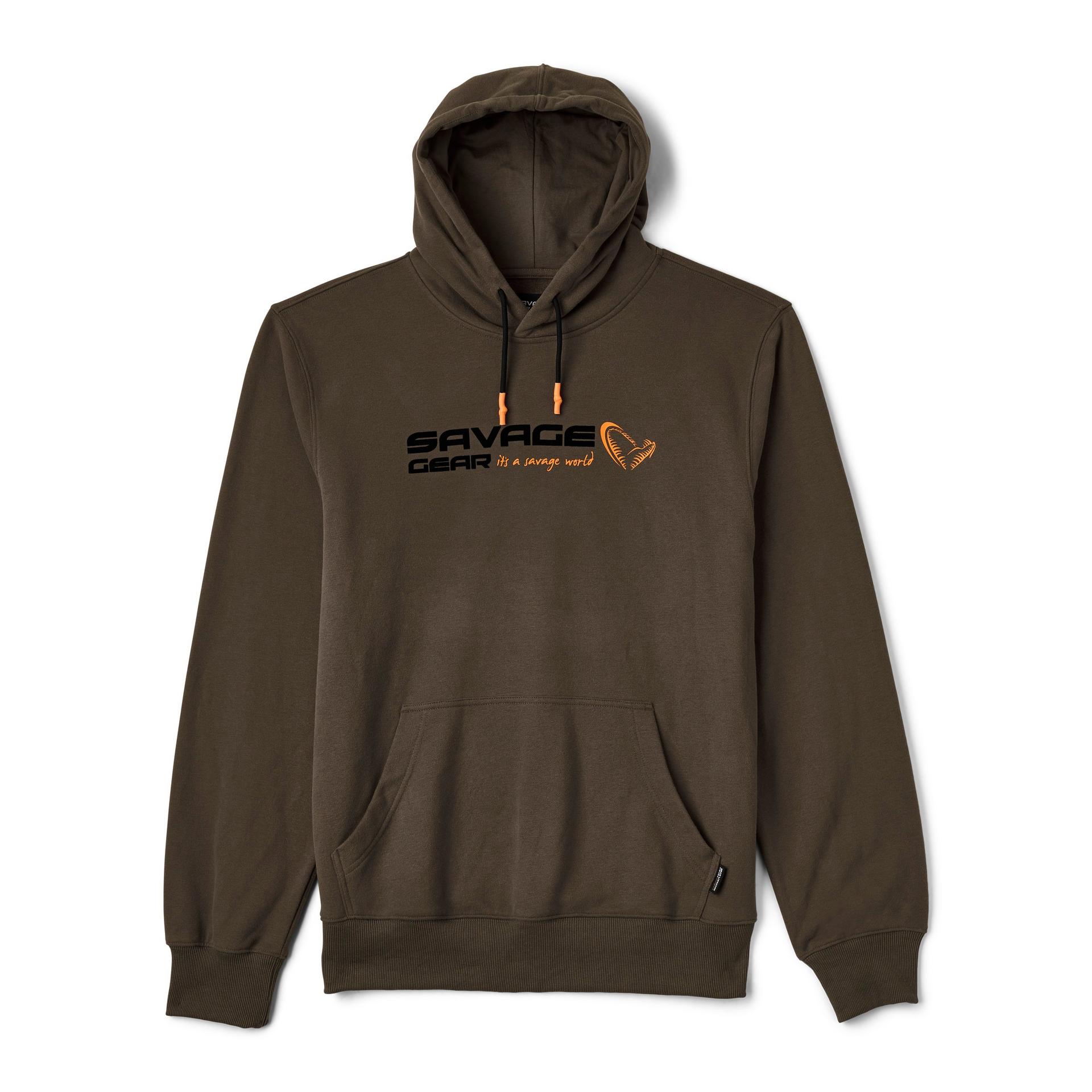 savage gear pullover Logo Fleece Pullover Hoodie M
