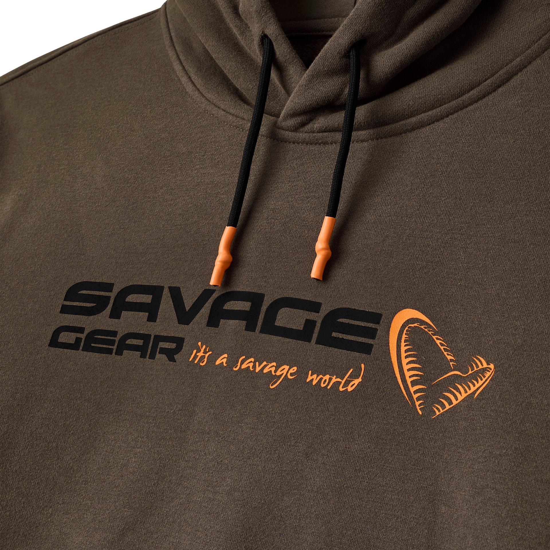 savage gear pullover Logo Fleece Pullover Hoodie M
