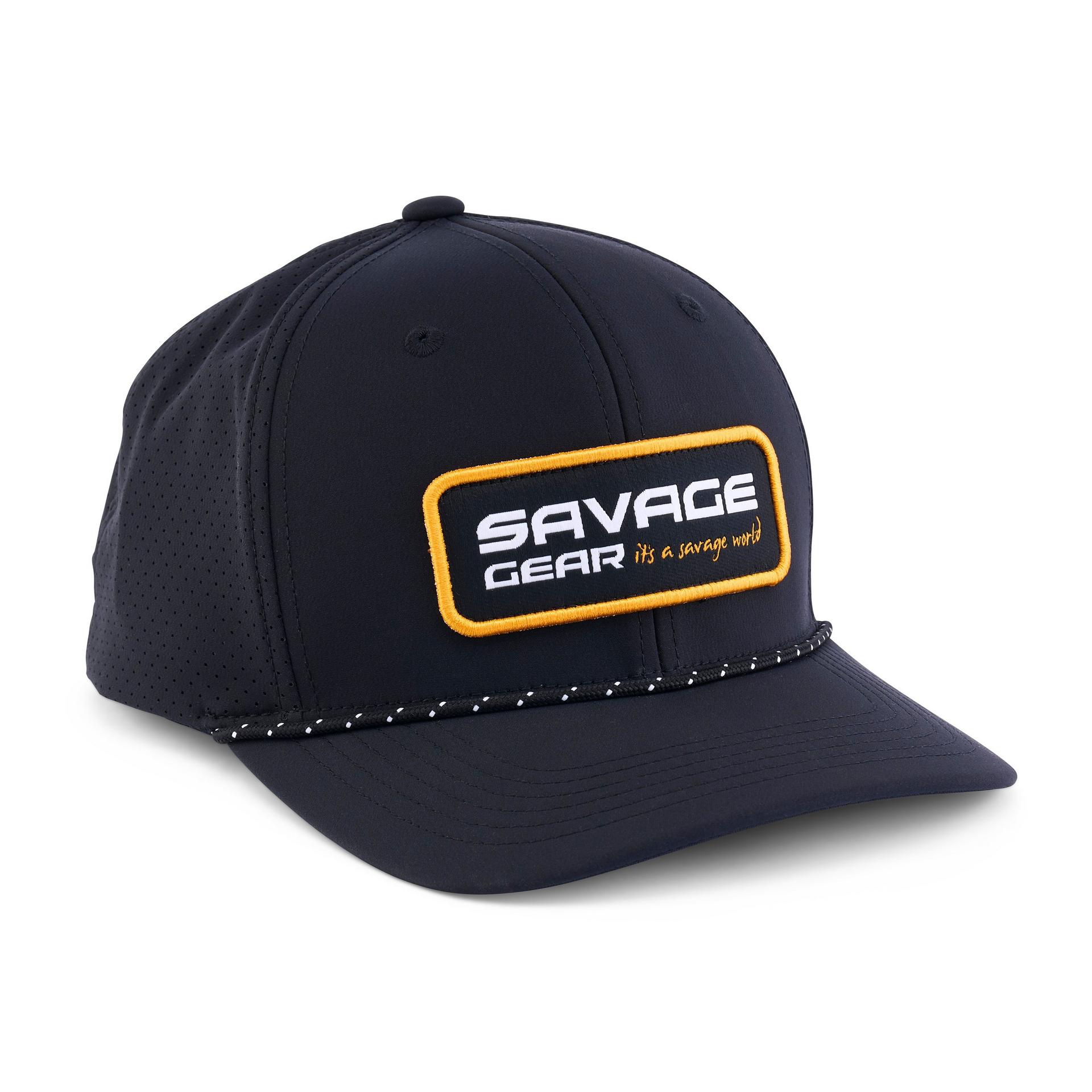 czapka savage gear Savage Gear Patch Logo Performance Snapback Hat, Black