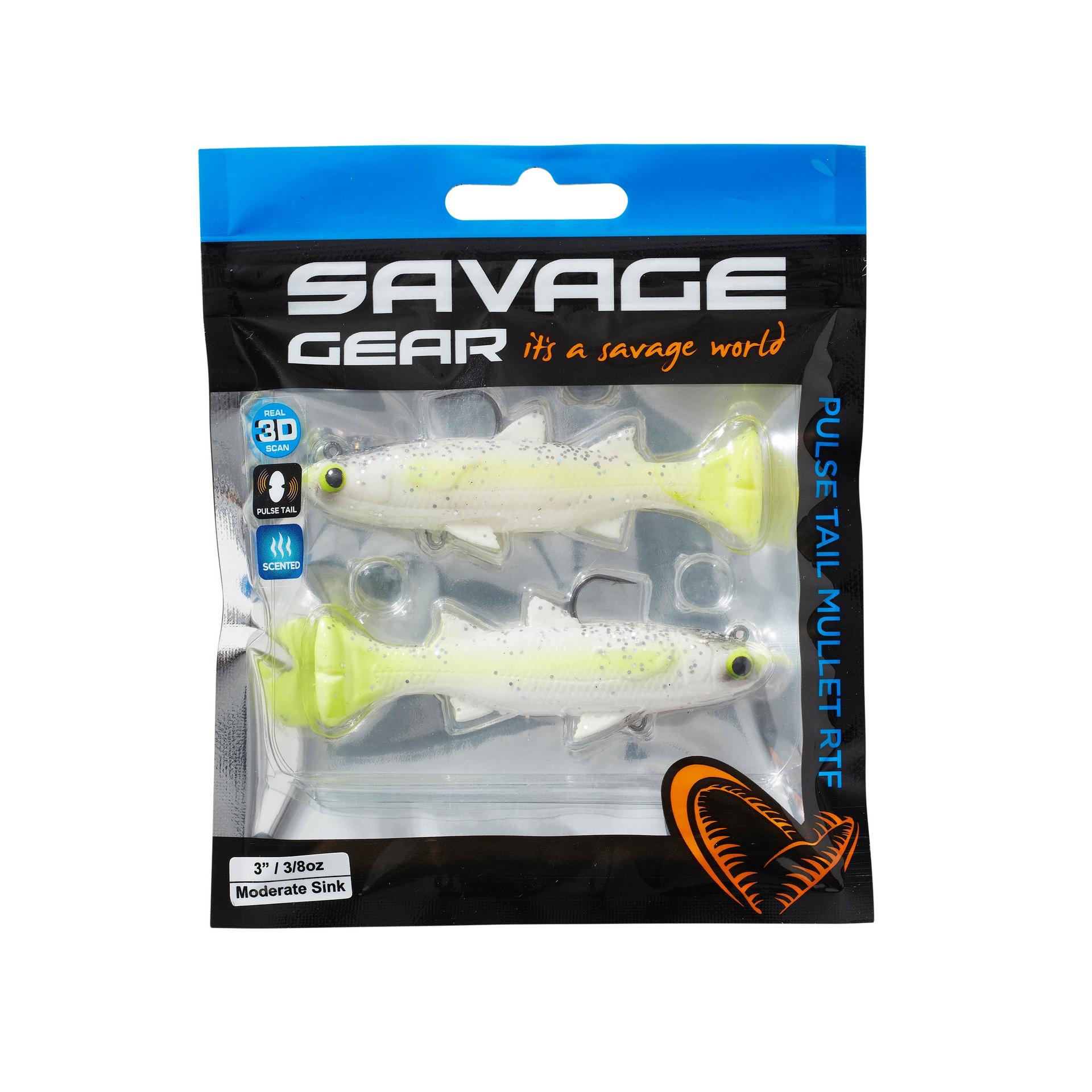 Savage Gear 3D Pulsetail Trout RTF Soft Swimbait - Hitch, 8in, Fast